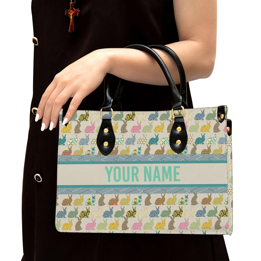 litzzy Personalized Rabbit Purse Leather Bag Handbag For Women leather bag Black  