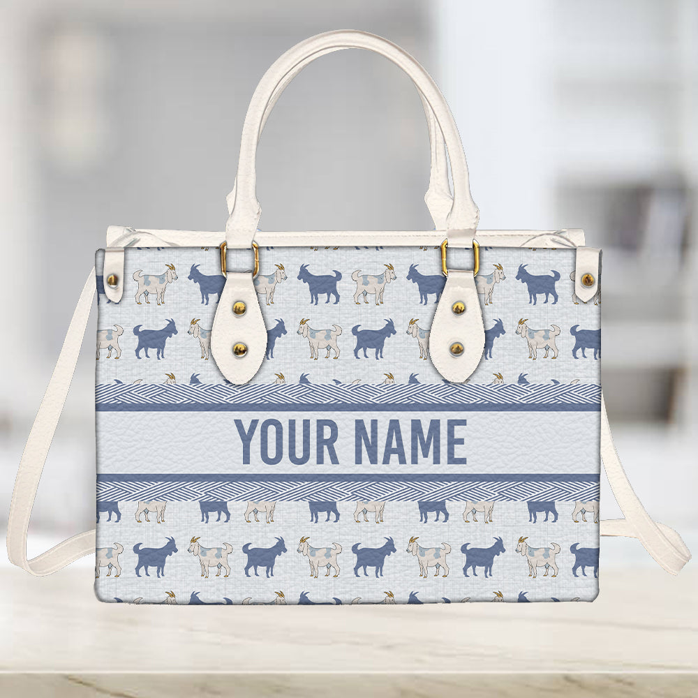 litzzy Personalized Goat Purse Leather Bag Handbag For Women leather bag   