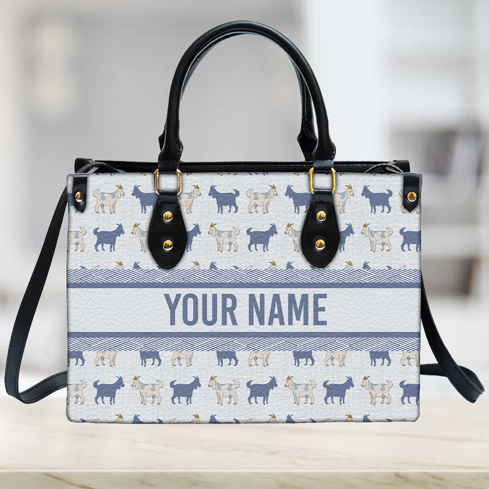 litzzy Personalized Goat Purse Leather Bag Handbag For Women leather bag   