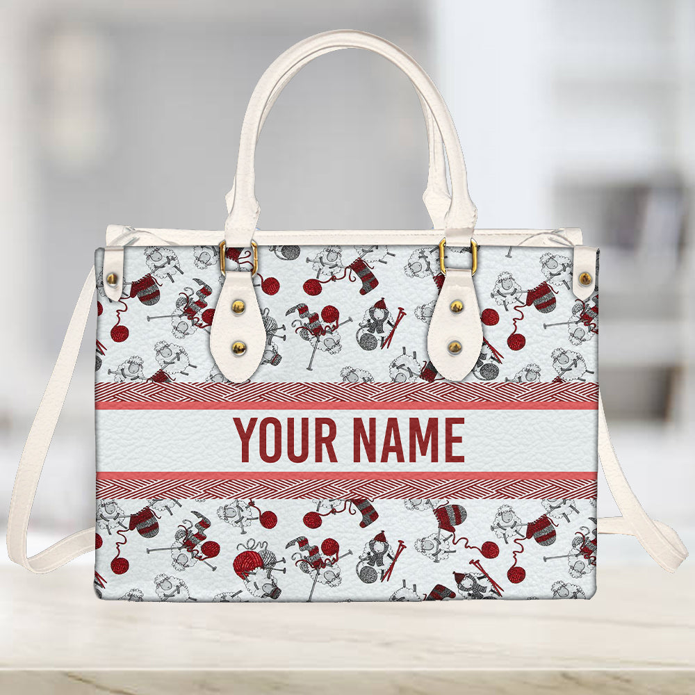 litzzy Personalized Sheep Purse Leather Bag Handbag For Women leather bag   