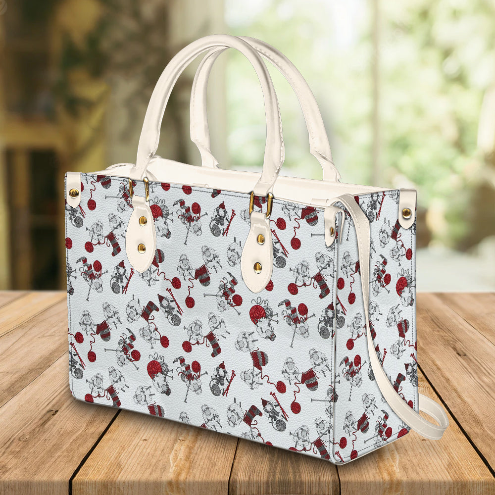 litzzy Personalized Sheep Purse Leather Bag Handbag For Women leather bag   
