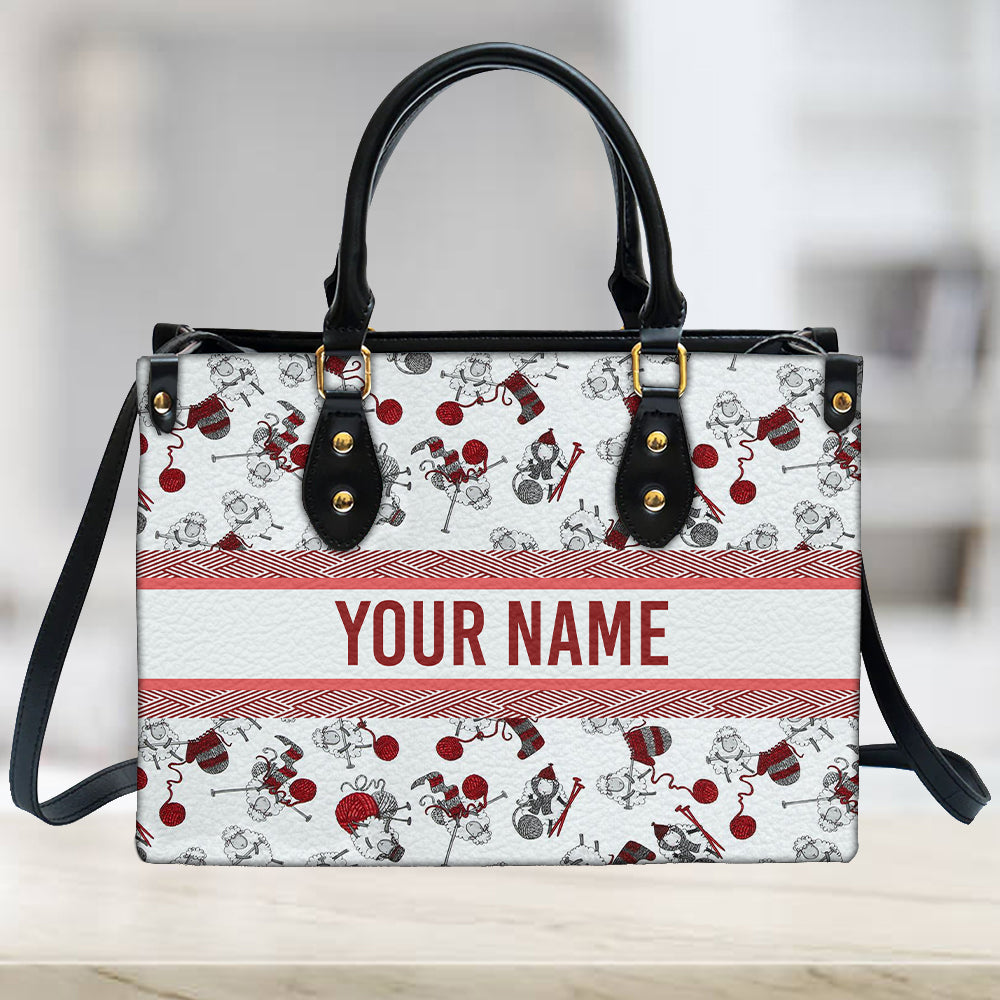 litzzy Personalized Sheep Purse Leather Bag Handbag For Women leather bag   