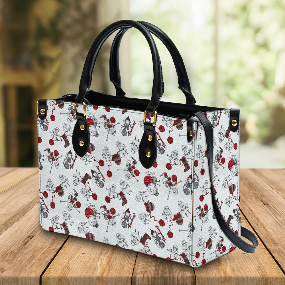 litzzy Personalized Sheep Purse Leather Bag Handbag For Women leather bag   