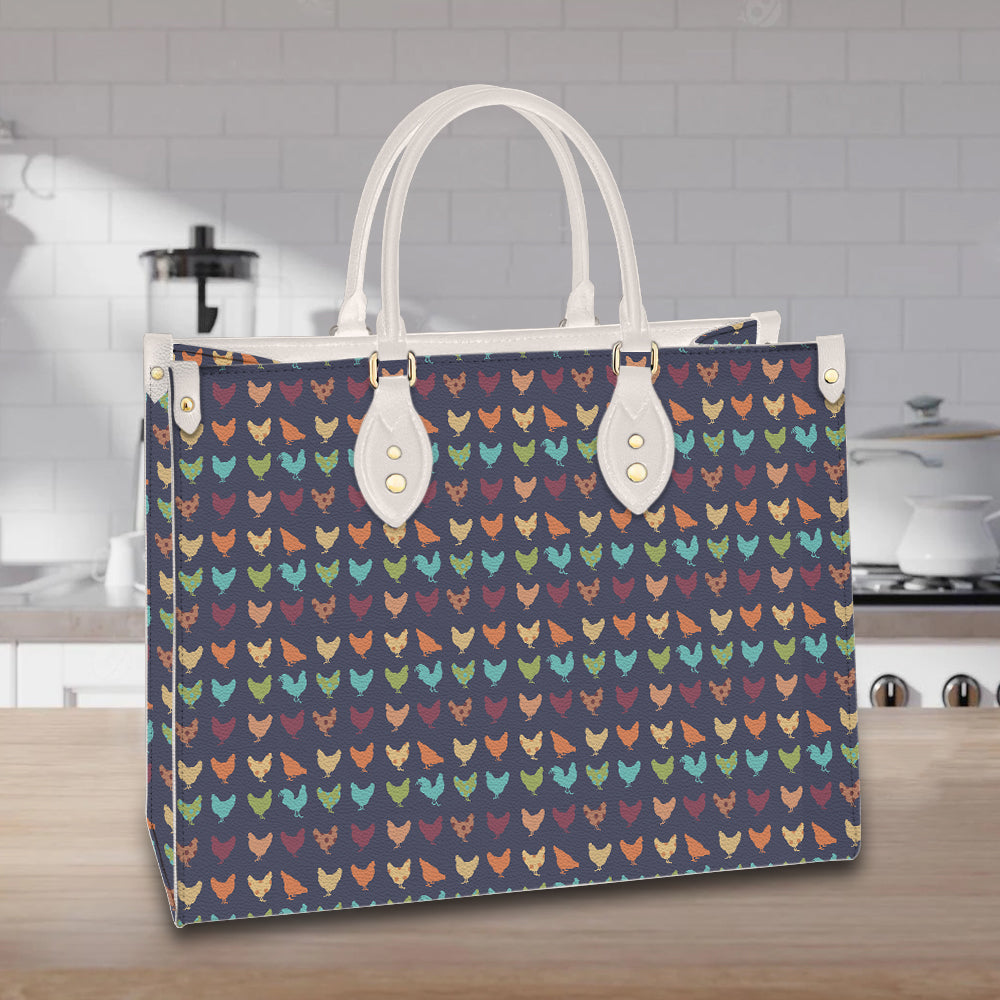 litzzy Personalized Colorful Chicken Purse Leather Bag Handbag For Women leather bag   