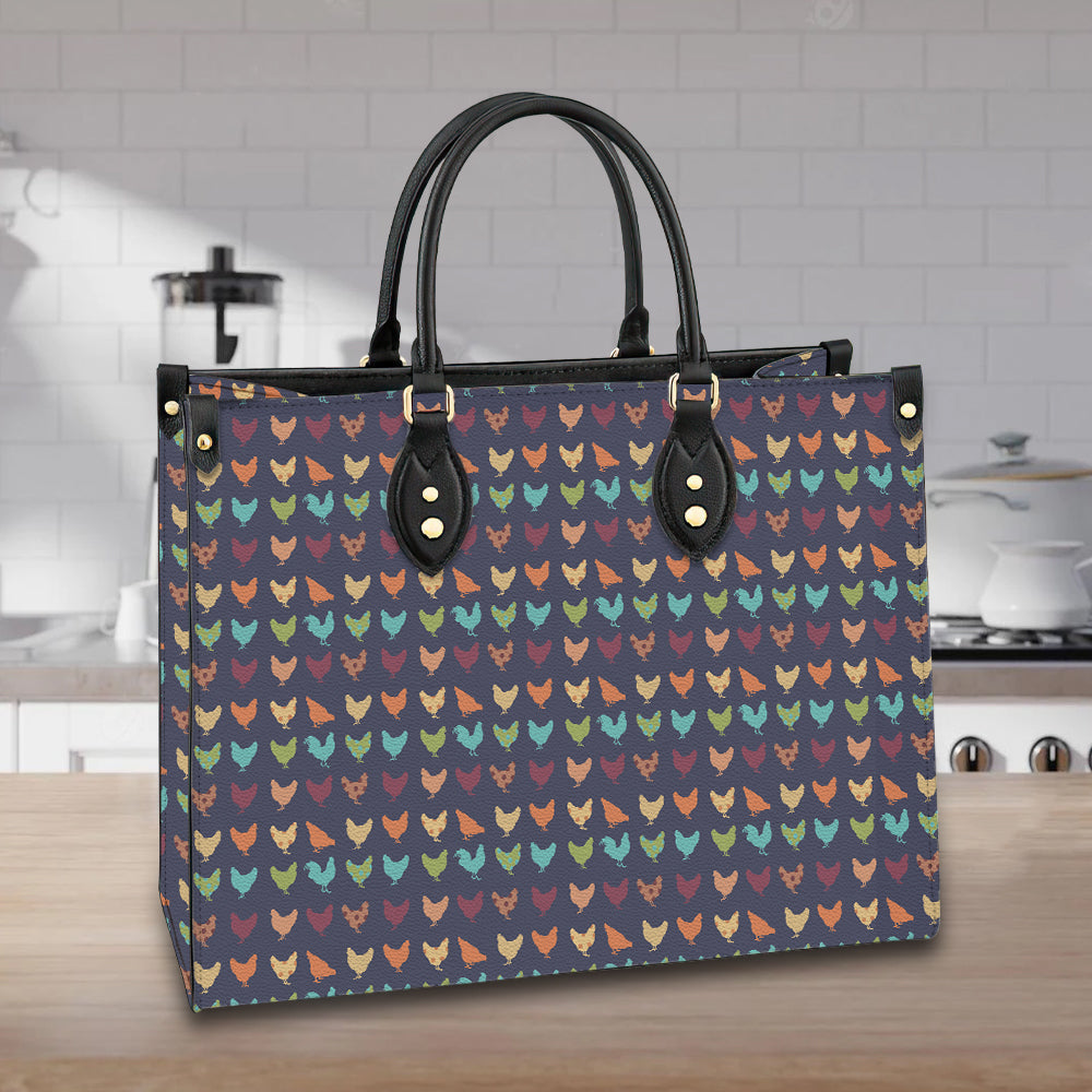 litzzy Personalized Colorful Chicken Purse Leather Bag Handbag For Women leather bag   