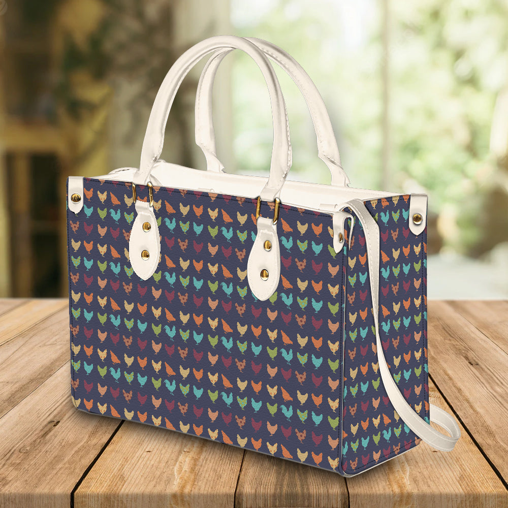 litzzy Personalized Colorful Chicken Purse Leather Bag Handbag For Women leather bag   