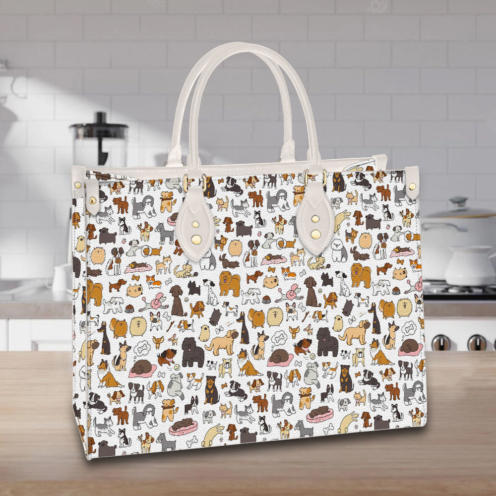 litzzy Personalized Cute Dog Purse Leather Bag Handbag For Women leather bag   