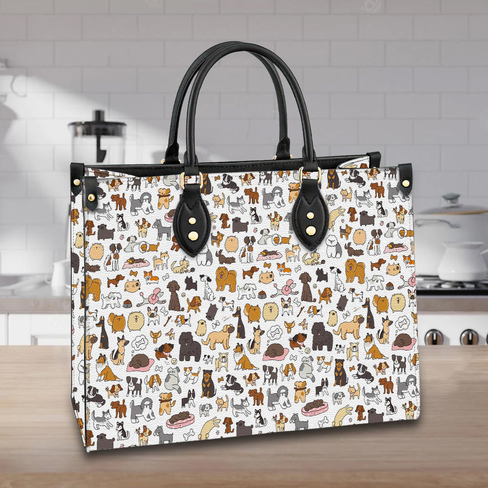 litzzy Personalized Cute Dog Purse Leather Bag Handbag For Women leather bag   
