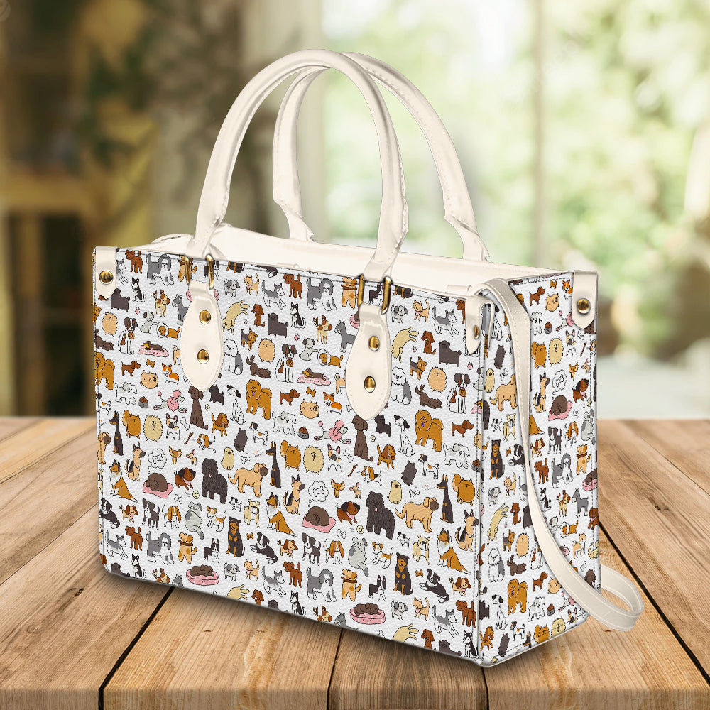 litzzy Personalized Cute Dog Purse Leather Bag Handbag For Women leather bag   