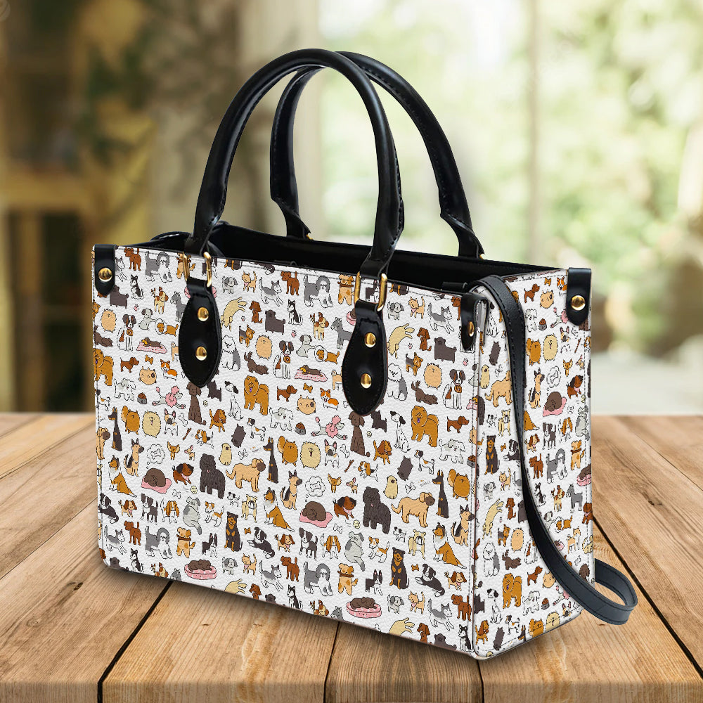 litzzy Personalized Cute Dog Purse Leather Bag Handbag For Women leather bag   