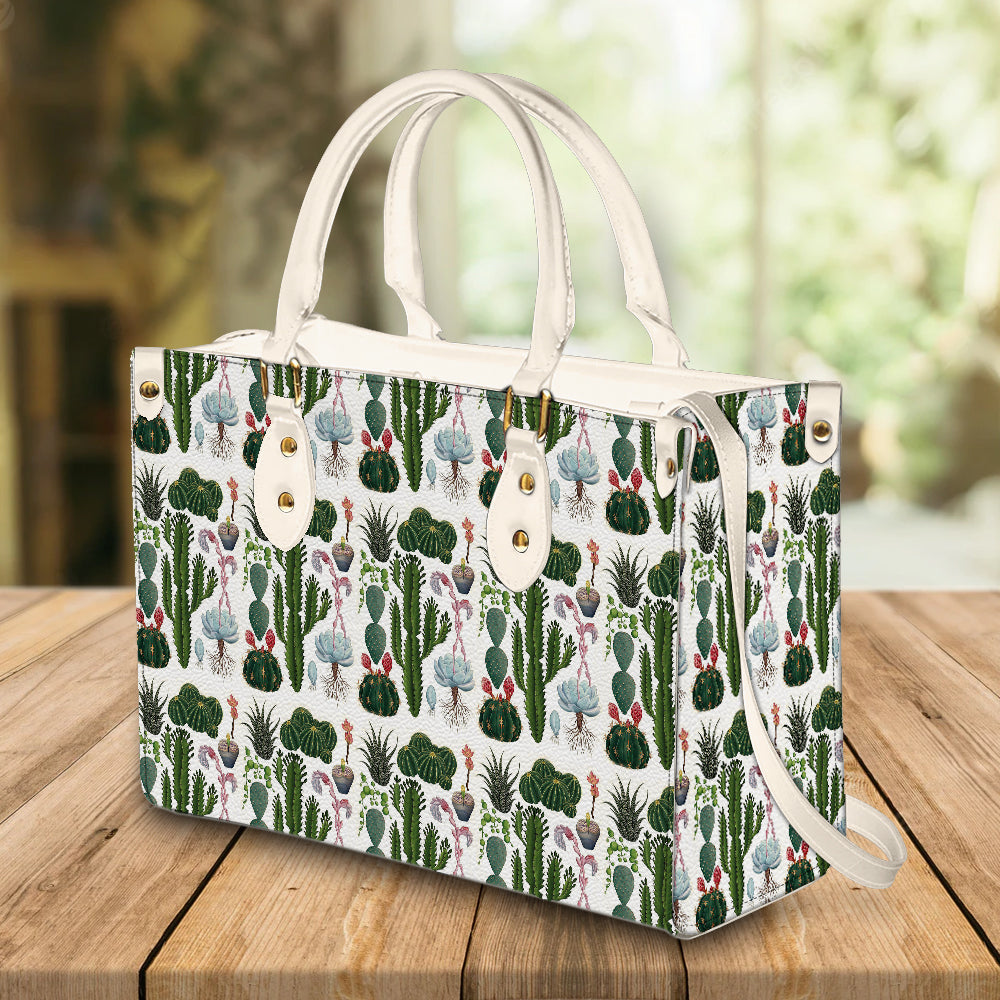 litzzy Personalized Cactus Purse Leather Bag Handbag For Women leather bag   