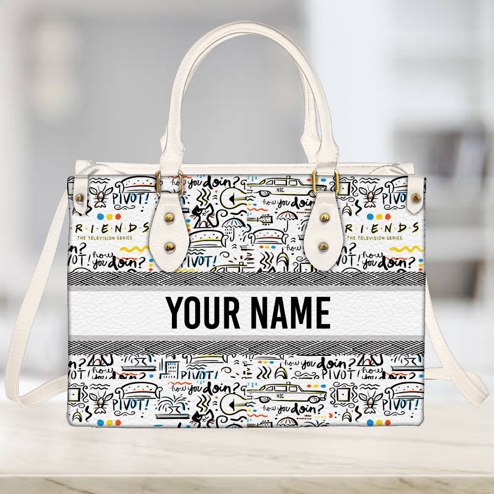 litzzy Personalized Friends TV Series Purse Leather Handbag Bag For Women leather bag   