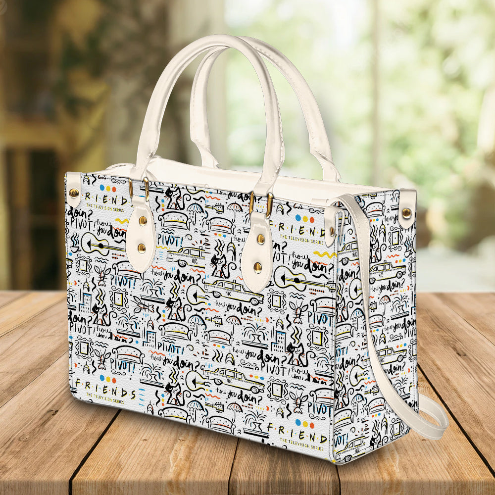 litzzy Personalized Friends TV Series Purse Leather Handbag Bag For Women leather bag   