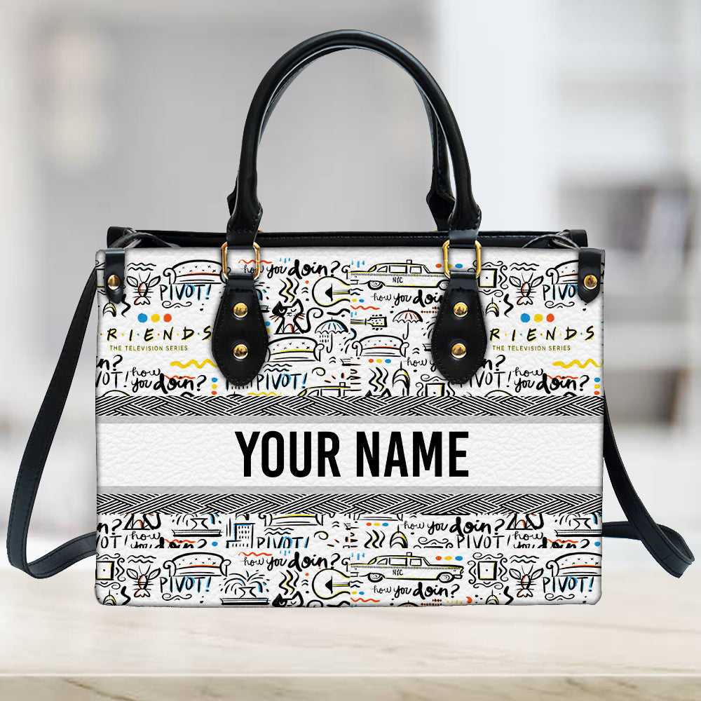 litzzy Personalized Friends TV Series Purse Leather Handbag Bag For Women leather bag   