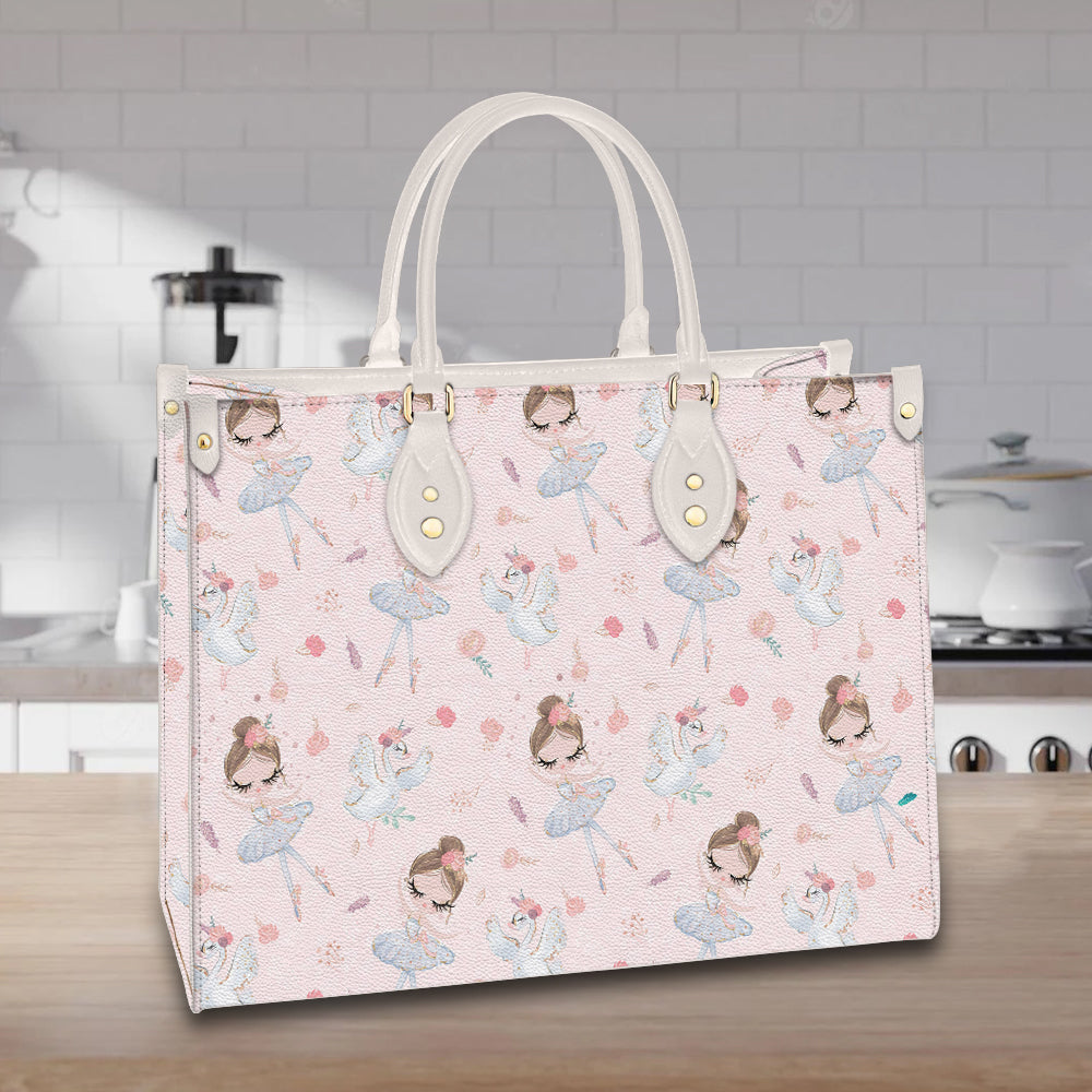 litzzy Personalized Ballet Purse Leather Bag Handbag For Women leather bag   