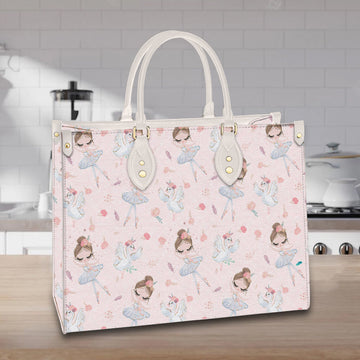 litzzy Personalized Ballet Purse Leather Bag Handbag For Women leather bag   