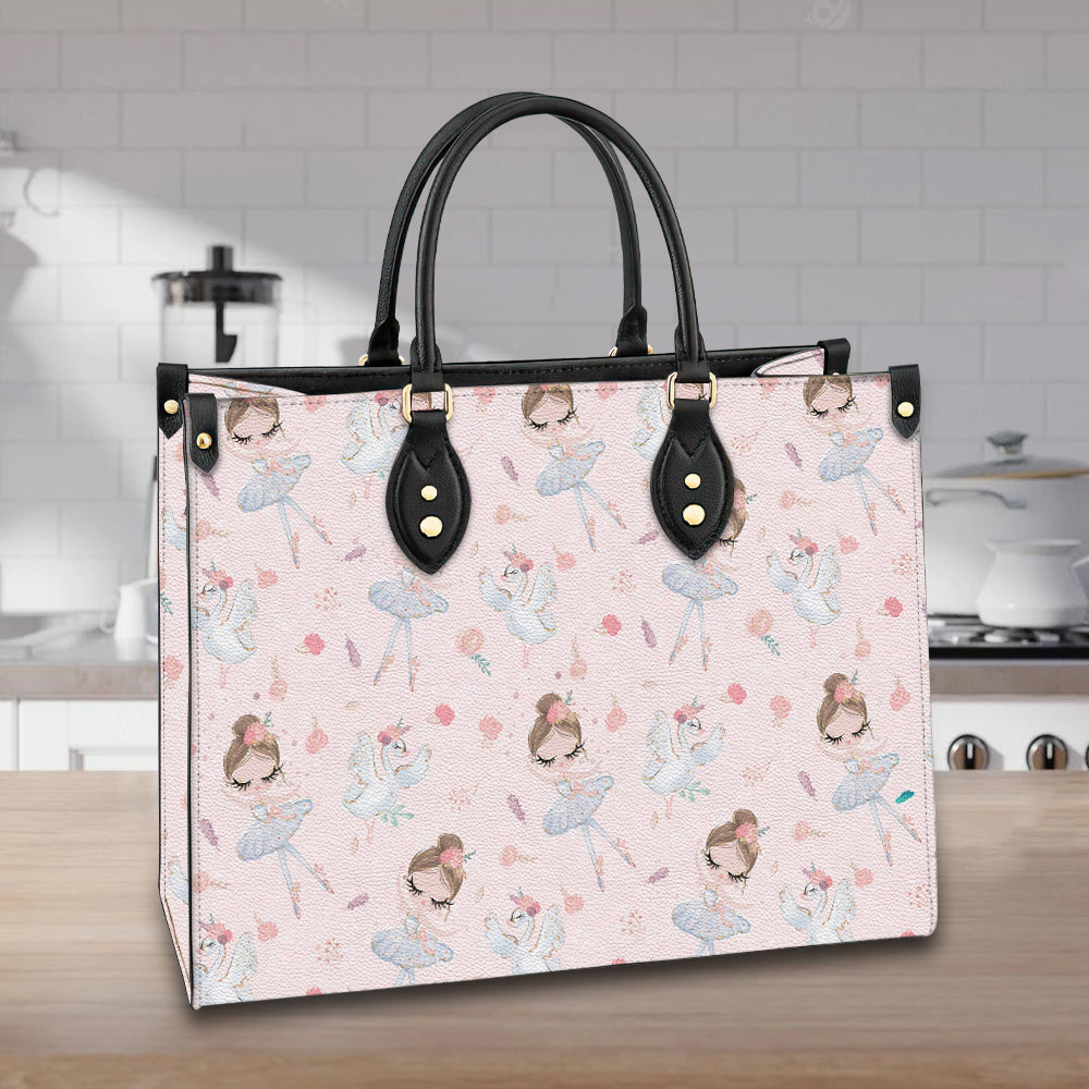 litzzy Personalized Ballet Purse Leather Bag Handbag For Women leather bag   