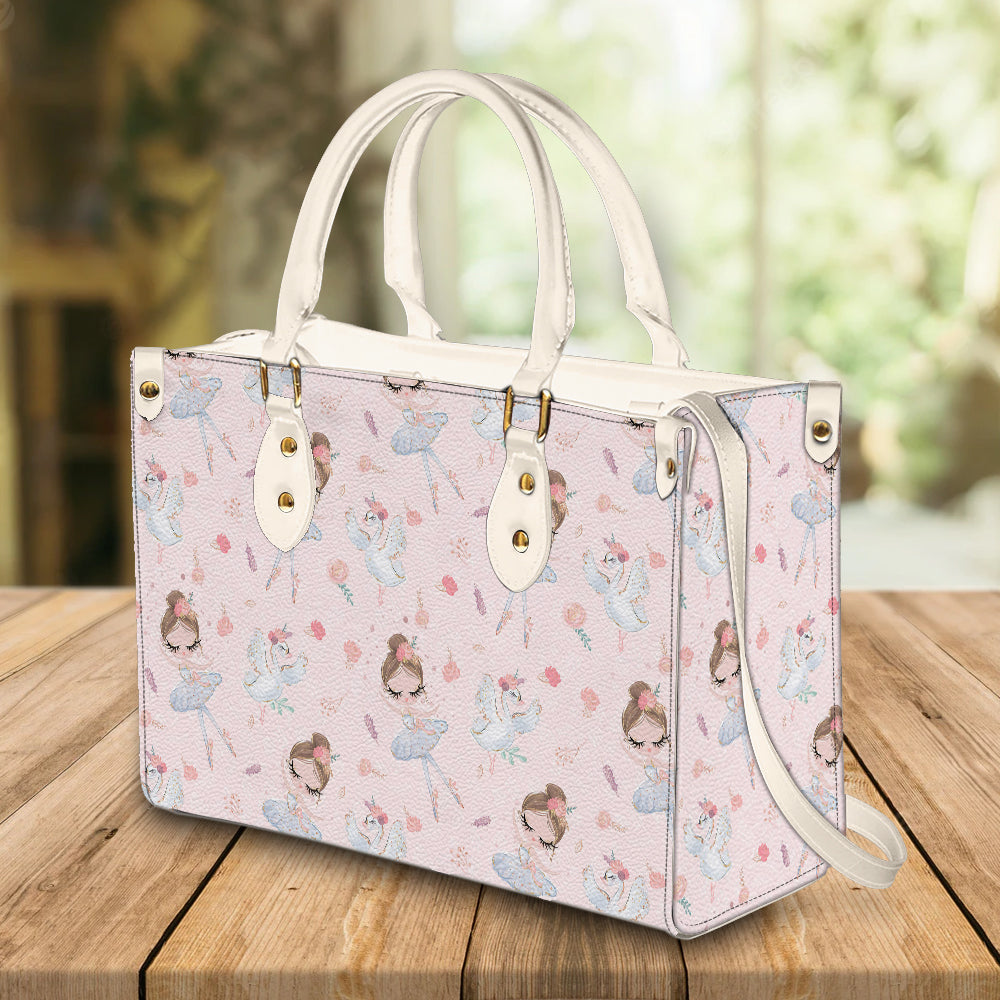 litzzy Personalized Ballet Purse Leather Bag Handbag For Women leather bag   