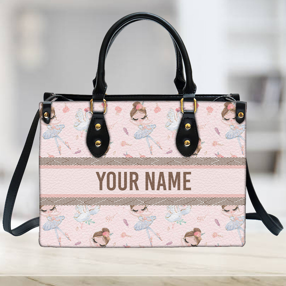 litzzy Personalized Ballet Purse Leather Bag Handbag For Women leather bag   