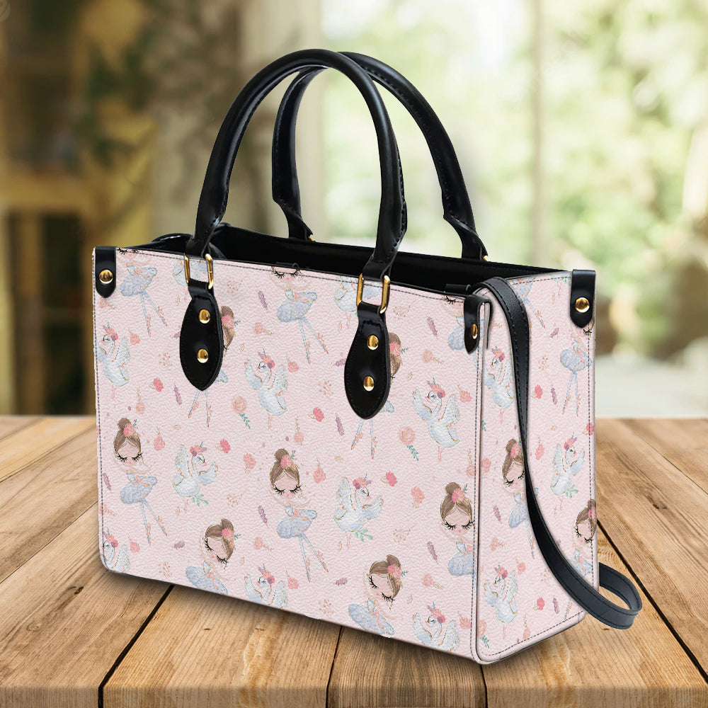 litzzy Personalized Ballet Purse Leather Bag Handbag For Women leather bag   