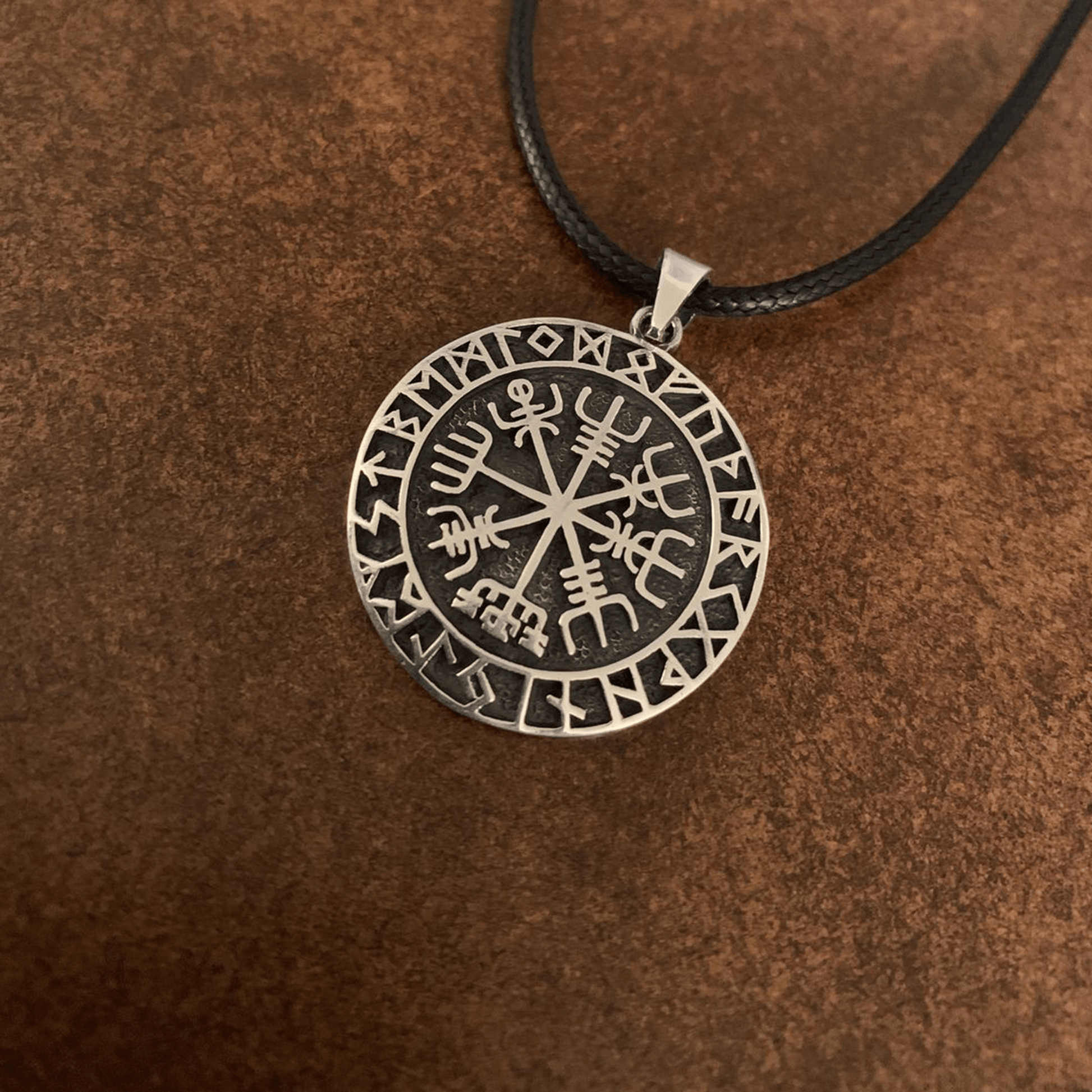 litzzy ShieldMaiden Mom To Son - Stand Tall Even If You Fall - Viking Compass Jewelry   