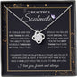 litzzy To My Soulmate Necklace - Wife Gifts From Husband - To My Wife Necklace, Gift for Her Romantic Jewelry Love Knot Necklace Standard Box 