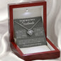 litzzy To My Beautiful Soulmate Necklace Gift - How Special You Are To Me - Litzzy Love Knot Necklace - Gifts For My Wife, Girlfriend Jewelry Love Knot Necklace Mahogany Luxury Box 
