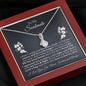 litzzy To My Beautiful Soulmate - Necklace for her Jewelry For Her - Couples Gifts, Gifts For My Wife Girlfriend Jewelry Alluring Beauty Necklace Mahogany Luxury Box 