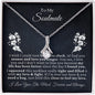 litzzy To My Beautiful Soulmate - Necklace for her Jewelry For Her - Couples Gifts, Gifts For My Wife Girlfriend Jewelry Alluring Beauty Necklace Standard Box 