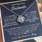 litzzy To My Beautiful Soulmate Necklace - Gift Find You Sooner And Love You Longer - Litzzy Love Knot Necklace - Gifts For My Wife, Girlfriend Jewelry Love Knot Necklace STANDARD BOX 