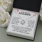 litzzy To My beautiful Soulmate Necklace - Wife Gifts From Husband - To My Wife Necklace, Gift for Her Romantic Jewelry Love Knot Necklace Standard Box 