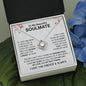 litzzy To My beautiful Soulmate Necklace - Wife Gifts From Husband - To My Wife Necklace, Gift for Her Romantic Jewelry   