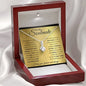 litzzy To My Soulmate - I Love You, Forever & Always - Necklace Gift For Wife, Girlfriend Jewelry Alluring Beauty Necklace Mahogany Luxury Box ?? 