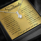 litzzy To My Soulmate - I Love You, Forever & Always - Necklace Gift For Wife, Girlfriend Jewelry   