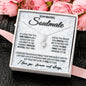 litzzy To My Beautiful Soulmate - I Love You Necklace - Gift for Wife, Girlfriend, Anniversary Gift, Birthday Gifts Jewelry   