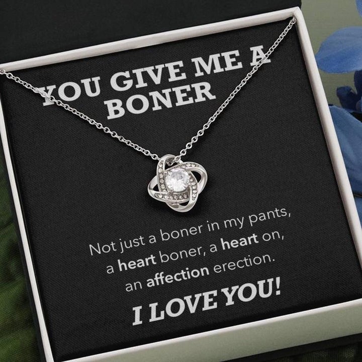 litzzy To My Beautiful Soulmate Necklace Gift - Find You Sooner And Love You Longer - Love Knot Necklace Gift For Wife, Girlfriend Jewelry Style 4 Two-Toned Gift Box 