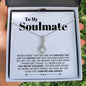 litzzy To My Soulmate - My Love, My Life - Necklace Gift For Wife , Girlfriend Jewelry   