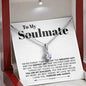 litzzy To My Soulmate - My Love, My Life - Necklace Gift For Wife , Girlfriend Jewelry   