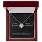 litzzy To My Favorite - To My Everything Love Knot Necklace - Necklace Gift For Wife, Girlfriend Jewelry   