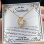 litzzy To My Soulmate - Forever Love Necklace I Love You Forever And Always - Gift For Her, For Wife Valentine's Day Gifts Jewelry FOREVER LOVE NECKLACE 18K YELLOW GOLD STANDARD BOX 