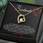 litzzy To My Soulmate - Forever Love Necklace I Love You Gift - Gift for Soulmate For Her For Girlfriends Valentine's Day Jewelry LOVE KNOT NECKLACE 18K YELLOW GOLD STANDARD BOX 
