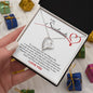 litzzy To My Soulmate - Forever Love Necklace I Love You Forever And Always  - Gift for Soulmate Necklace Valentine's Day Gifts Jewelry LOVE KNOT NECKLACE 14K WHITE GOLD STANDARD BOX 