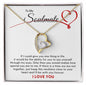 litzzy To My Soulmate - Forever Love Necklace I Love You Forever And Always  - Gift for Soulmate Necklace Valentine's Day Gifts Jewelry LOVE KNOT NECKLACE 18K YELLOW GOLD STANDARD BOX 