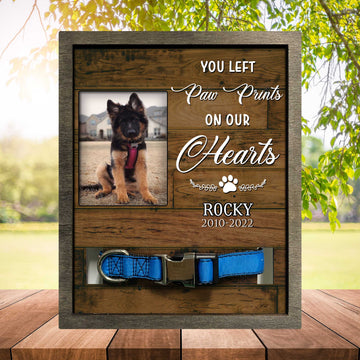 litzzy Picture Frame Pet Sympathy Gifts For Dogs, Memorial Table Decoration For Pet Lovers Pet Picture Frame Style 2 8.7 x 10.6 