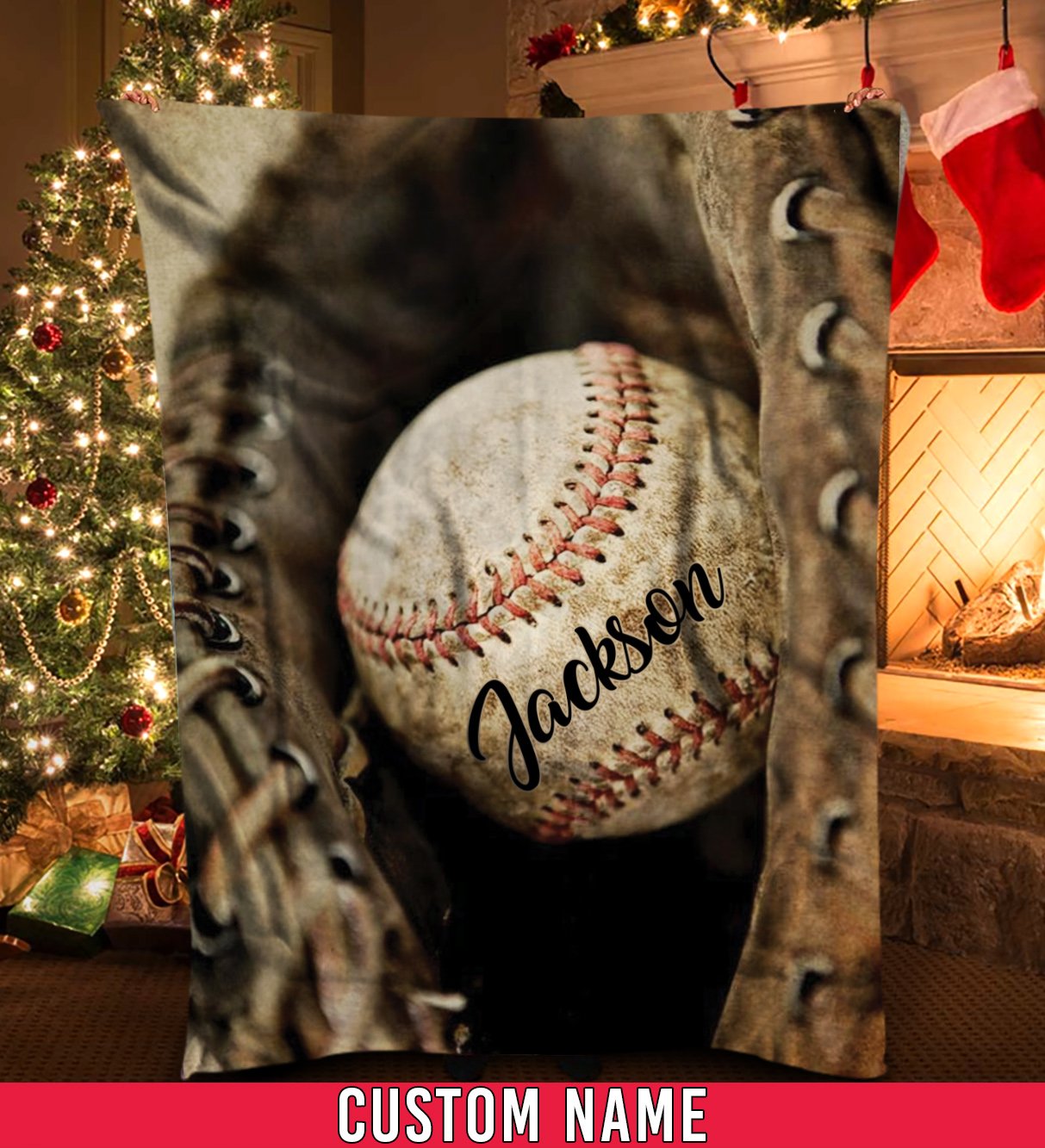 litzzy Personalized Dusty Baseball Fleece Blanket - Nh0712201 Quilt Blanket 50 X 60  