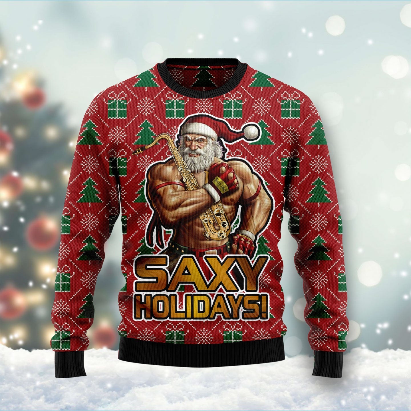 litzzy Saxy Holidays HT101304 Ugly Christmas Sweater -  Best Gift For Christmas, Noel Malalan - Christmas Signature sweater   