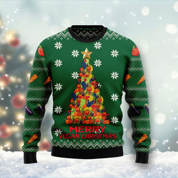 litzzy Merry Vegan Christmas HT101310 Ugly Christmas Sweater -  Best Gift For Christmas, Noel Malalan - Christmas Signature sweater   