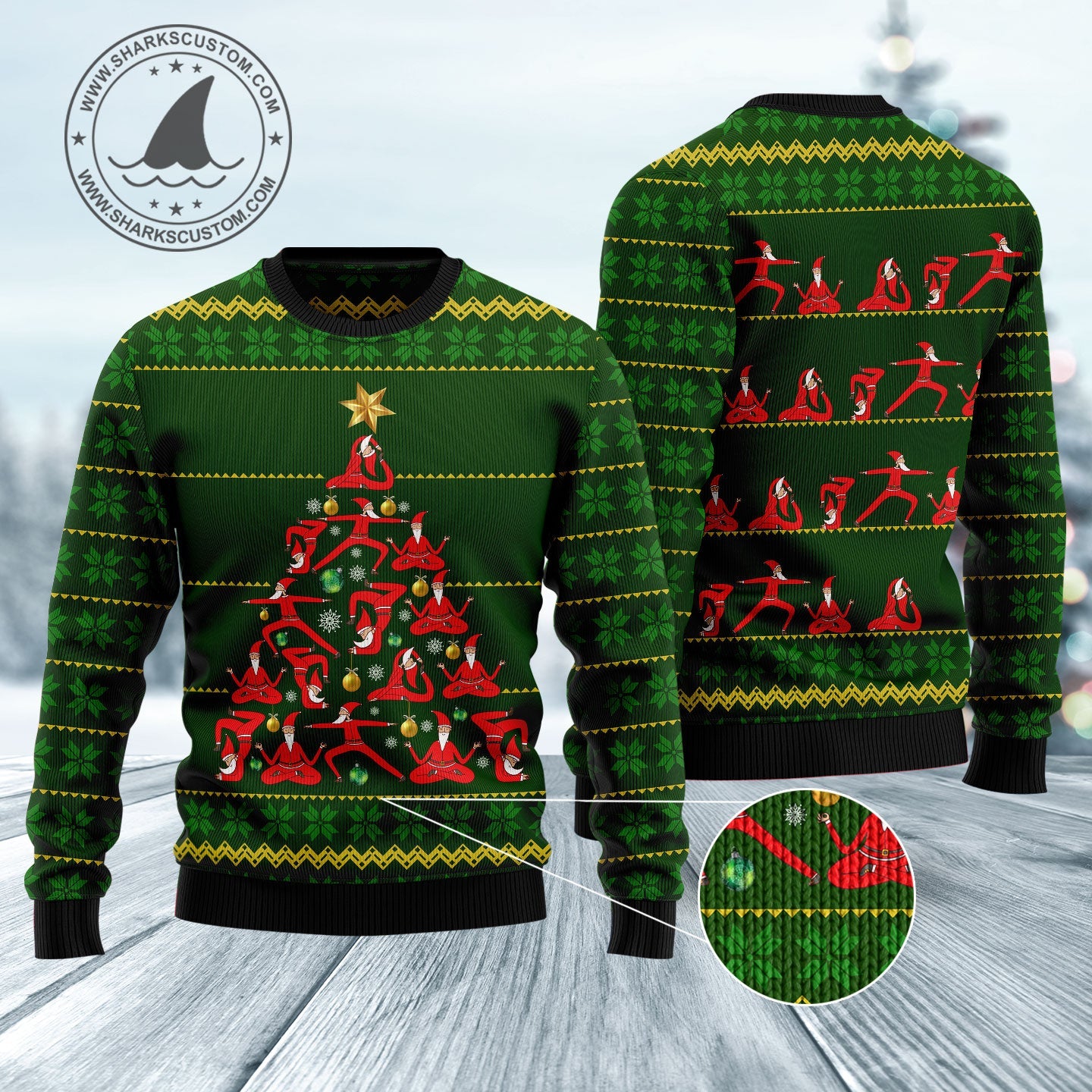 litzzy Yoga Christmas HZ102111 Ugly Christmas Sweater -  Best Gift For Christmas, Noel Malalan - Christmas Signature sweater   