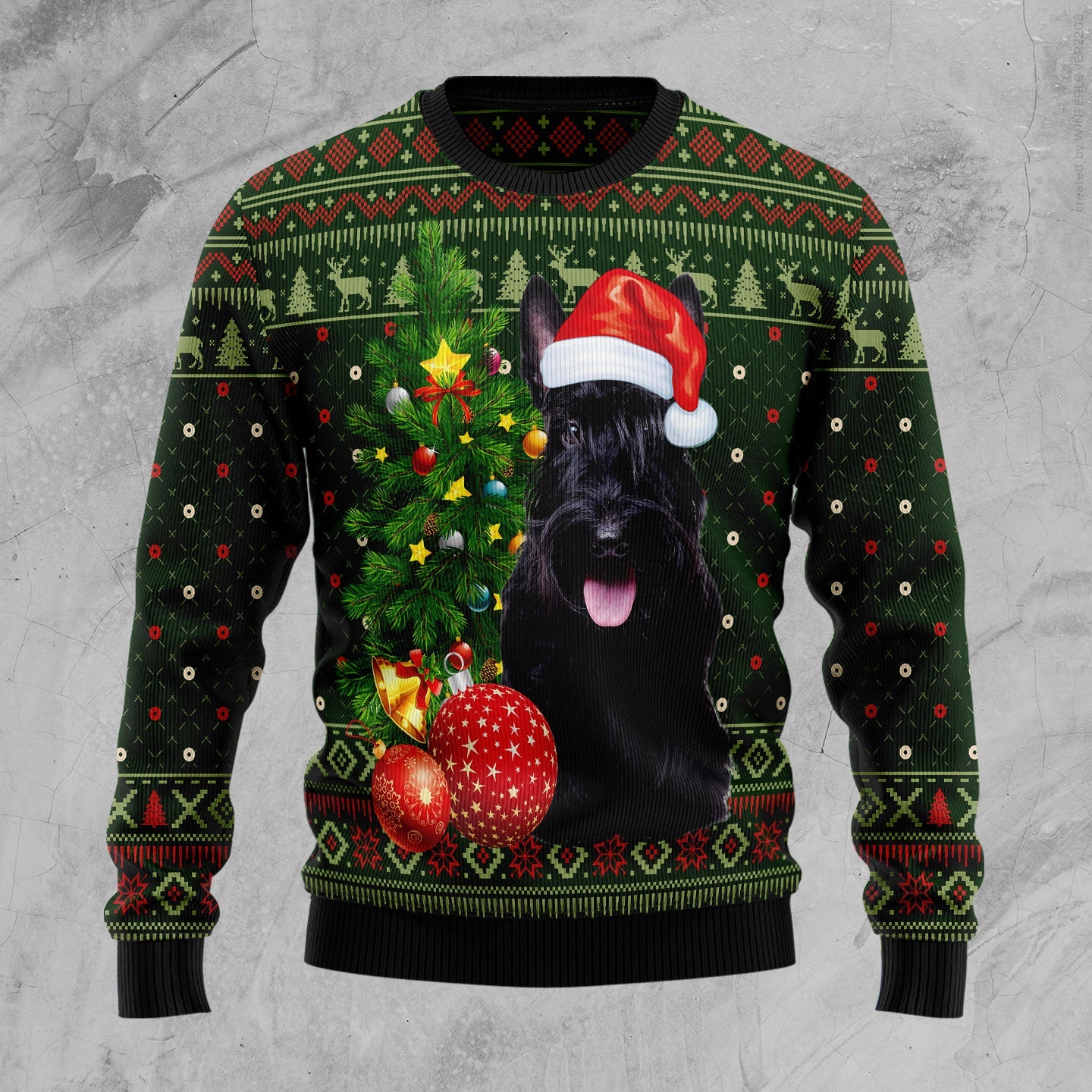 litzzy Scottish Terrier Cute Christmas D2610 Ugly Christmas Sweater -  Best Gift For Christmas, Noel Malalan - Christmas Signature sweater   