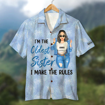 litzzy Personalized Sister Hawaiian Shirts Older, Middle And Youngest Sister Hawaiian Shirt For Men, Woman, Litzzy Aloha Shirt Hawaiian Shirt   